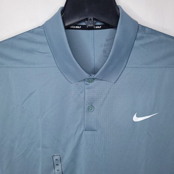 Nike Polo Shirt XL Teal Dri Fit Golf Standard Fit NWT - Picture 1 of 13